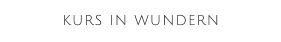 KURS IN WUNDERN